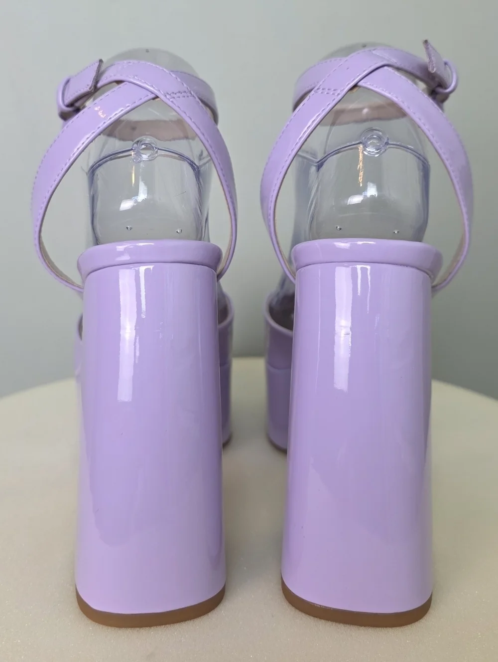 ​BP. Danni Platform Pump Square Toe, Lilac Purple – Size 7.5M - Great Condition!